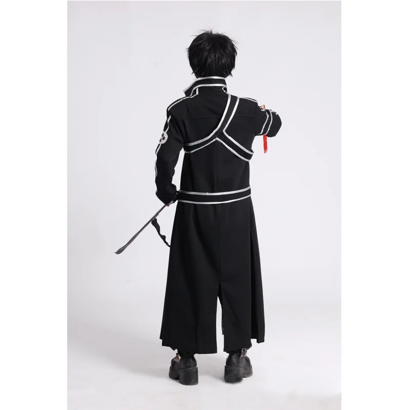 Anime Kirigaya Kazuto Cosplay Costumes Sword Art Online Kirito Shoes   Alicization Wigs Boots Uniform Set Adult Unisex00 (6)
