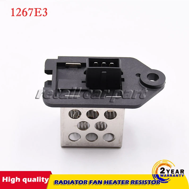 Negro para CITROEN PEUGEOT PARTNER 206 406 radiador ventilador calentador resistencia 9641212480 E3 1267E3|Motores del ventilador| - AliExpress