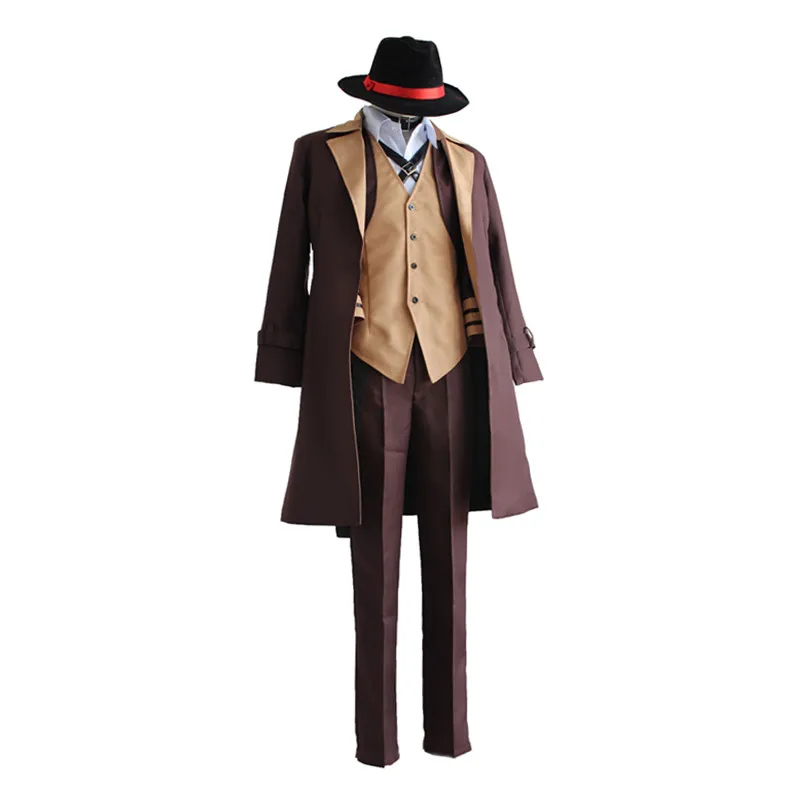 Bungo Stray Dogs Detective Ranpo Edogawa Cosplay Costumes Halloween adult anime costume Full set Men's jacket | Тематическая