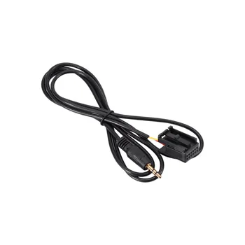 

Car Auto Black Aux in Adapter Cables Interface 3.5mm For Ford Mk2 C-Max to listen to music through the car radio during driving
