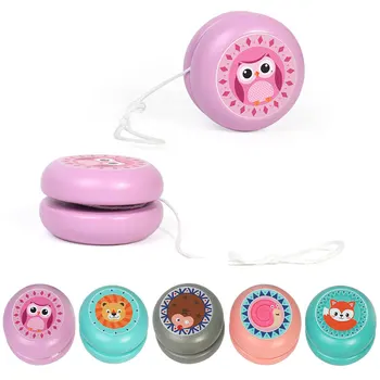 

New Wooden Yoyo Toys Ladybug Toys Cute Animal Prints Kids Yo-Yo Creative Yo Yo Toys For Children Children Yoyo Ball High Quality