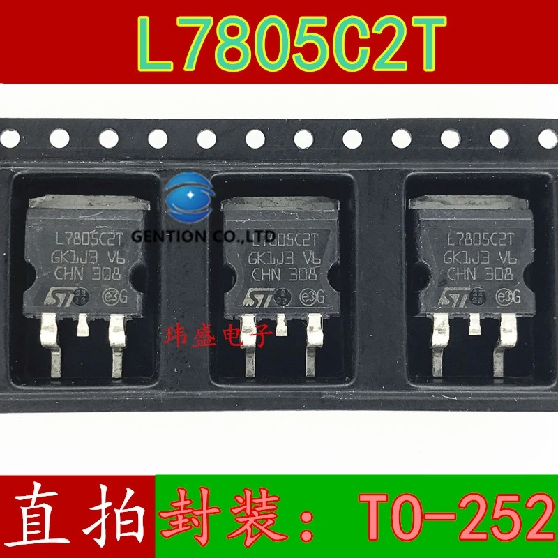 

Трехклеммный регулятор напряжения TO-263 L7805CD2T L7805C2T Φ 100% новый и оригинальный, 20 шт.