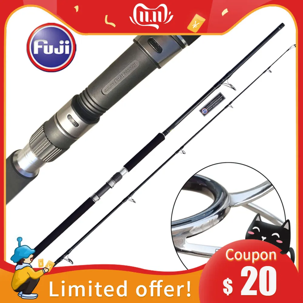 

Fishing Rod JAPAN MADE FULL FUJI PARTS 762XH 782XH 852XH POPPING ROD BOAT ROD HIGH CARBON OCEAN POPPING
