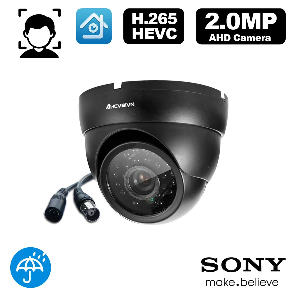 Купольная AHD-камера HD 1080P 2 Мп CCD-камера видеонаблюдения аналоговая HD-камера