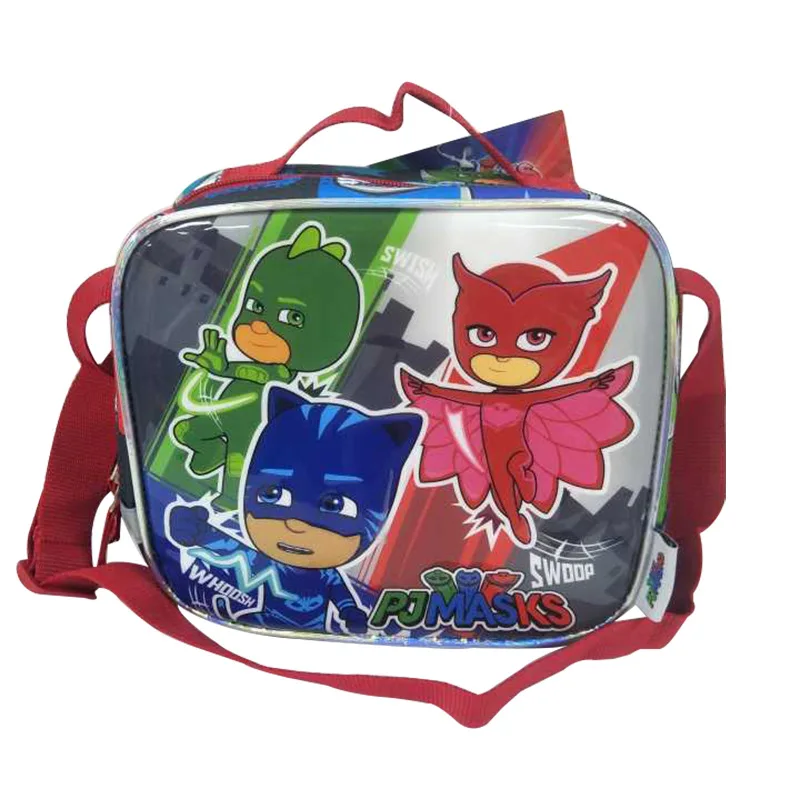 

pj masks Shoulder anti-stress leisure Messenger bag environmental picnic lunch box cooler bag Unisex Gift For kids 2B45