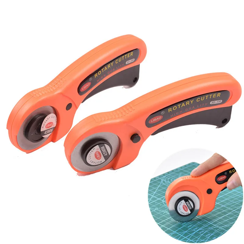 

45MM rotary fabric cutter Circular Blade Leather Cutting Tool DIY Craft patchwork accesorioes Quilting Sewing Tool