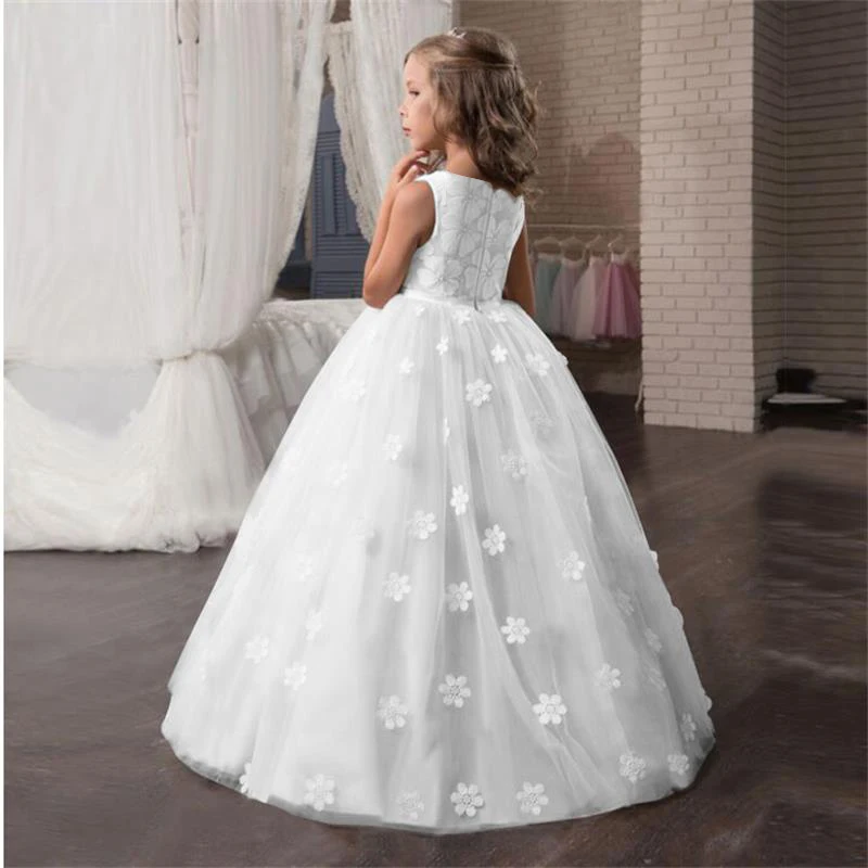 Formal Girl Princess Dress Christmas Dress Girl Party Gown Backless Kids Girls Prom Party Dress New Year Children's Clothing smocked baby dresses Dresses