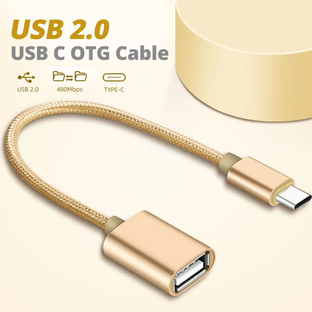 ANMONE type C-USB 2,0 OTG адаптер для зарядки type-C кабель конвертер мышь геймпад планшетный ПК Тип C OTG USB кабель