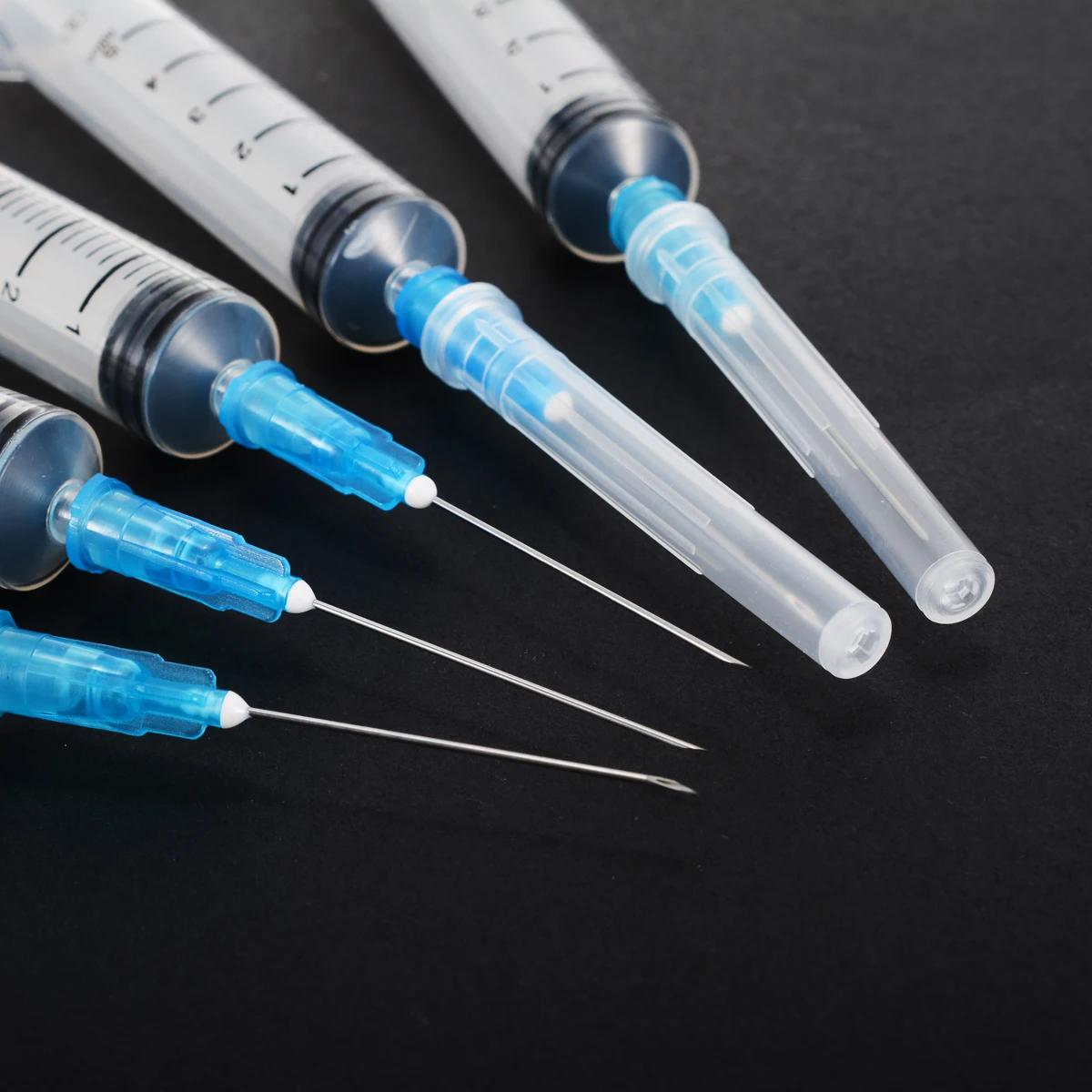 10pcs Transparent 5ml Plastic Sterile Syringes With Sharp End Tip Needle and Storage Caps For Industrial Glue Tools
