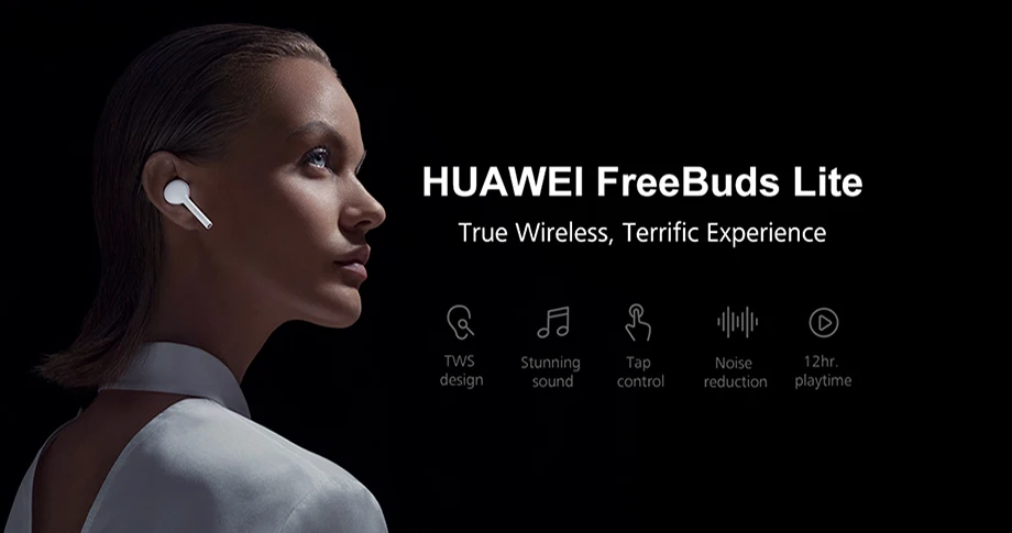 Оригинальные huawei FreeBuds Lite Hi-Fi беспроводные наушники водонепроницаемые IP54 управление нажатием Встроенная гарнитура bluetooth наушники