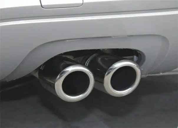 Стальной глушитель хромированный наконечник трубы для VW CC 09-15 passat B6 06-10 EOS