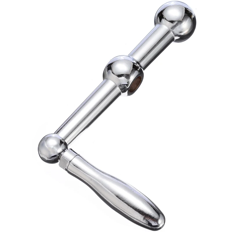Handle thread. Ball crank handle.