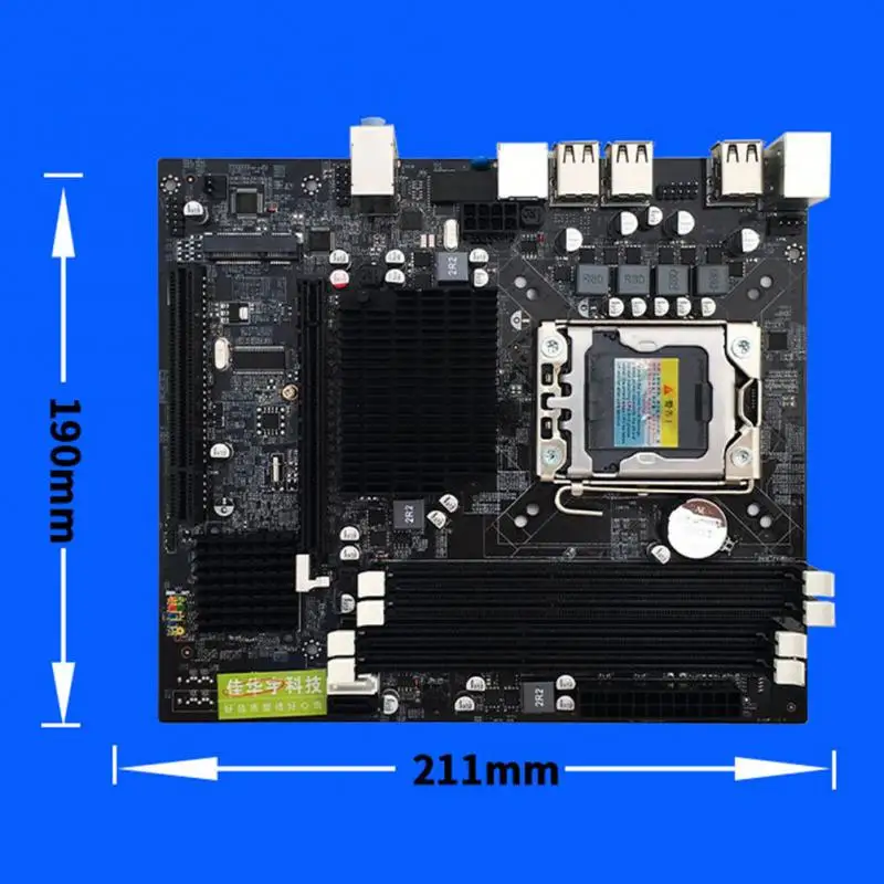 Материнская плата X58 LGA1366, 4 канала DDR3, материнская плата REG ECC ATX для Intel I7 Xeon