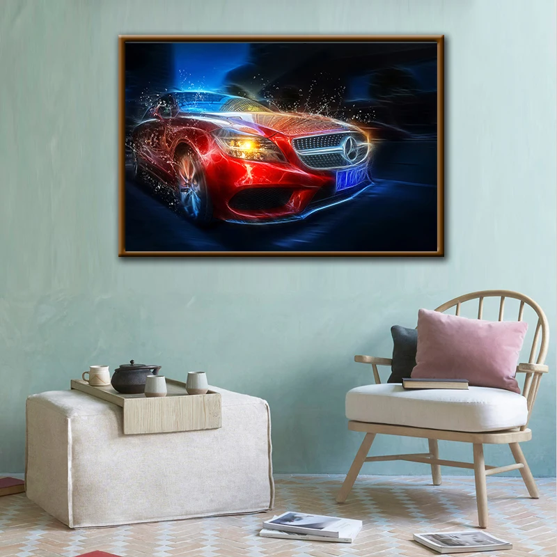 HD печать новый стиль BMW M3 Супер спортивный автомобиль Холст Картина Современный