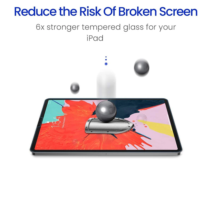 Закаленное стекло для iPad 9,7 Air 1 2 iPad Pro 11 10,5 9,7 Защитная пленка для экрана для iPad Mini 1 2 3 4