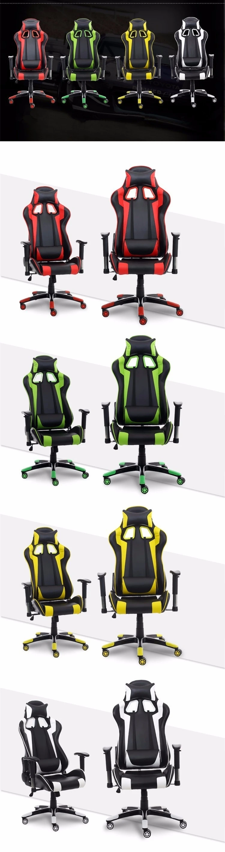 Высокое качество модные эргономичный стул компьютера ВЦБ игровые кресла 180 градусов лежа офисное кресло для отдыха регулируемый по высоте