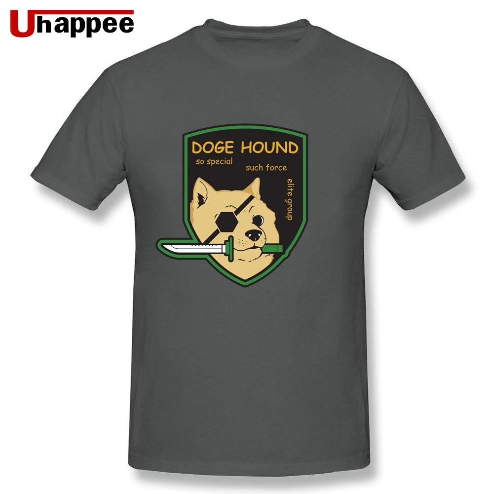 Индивидуальные Doge Hound металлические шестерни Твердые Рубашки мужские пользовательские футболки с коротким рукавом Ультра хлопок o-образным вырезом рубашки
