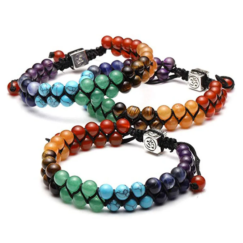 Pulsera 7 Chakras Acero Inoxidable - Joya De Meditación Y Yoga Para Equilibrio Energético (Unisex)
