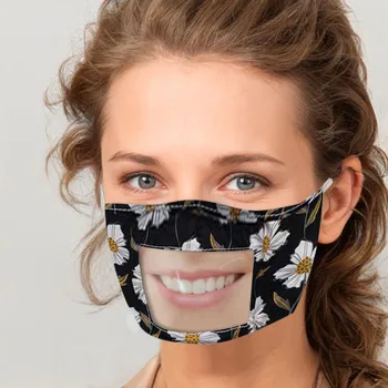 

Smile Communicator Face Mask With Clear Visible Lip Transparent Mouth Face Shield Unisex Protection Mask For Face Fashion Masken