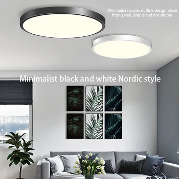 

50W Ultra-Thin LED Ceiling LED Ceiling Lights Lighting Fixture Modern Lamp Living Room Bedroom Kitchen Surface Three Brightness