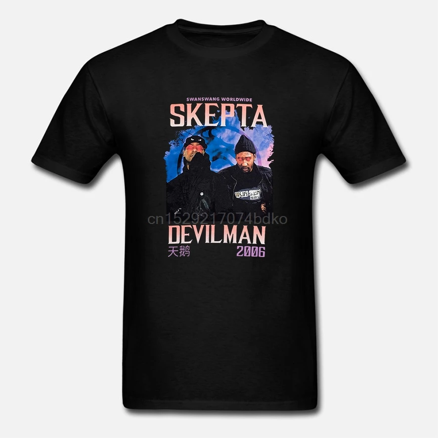 Skepta vs Devilman Clash Tee Мужская футболка|Футболки| |