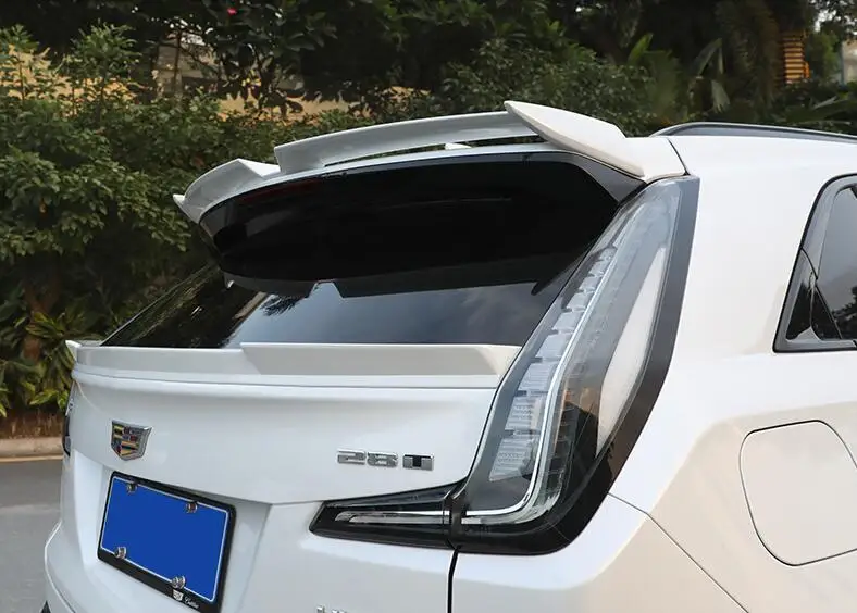 Для Cadillac XT4 спойлер- Cadillac XT4 спойлер TF Высокое качество ABS Материал заднее крыло автомобиля праймер цвет задний спойлер