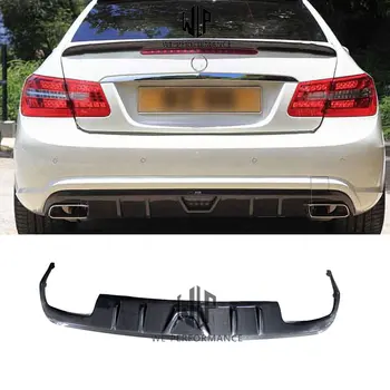 

W207 Carbon Fiber Rear Lip Diffuser Car Styling For Mercedes-Benz E Class E200 E250 E300 E350 Car Body Kit 2010-UP