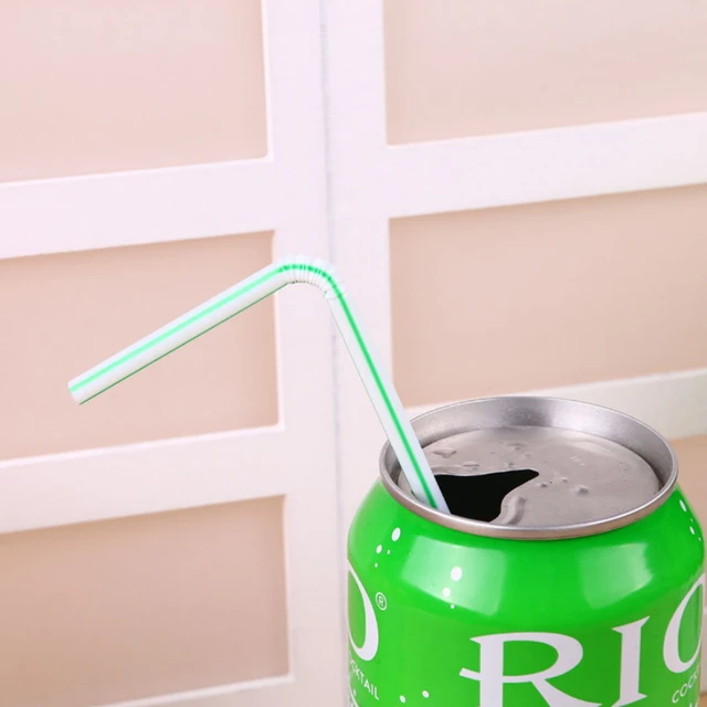 Disposable Soft Aluminum Straw Eco Friendly Metal Drinking Straw