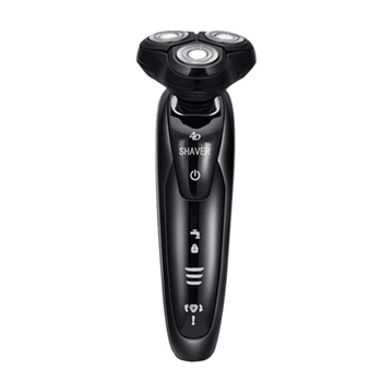 

Men'S 4D Electric Shaver 4 in 1 Beard Trimmer Rechargeable Razor for Men Shaving Machine Face Care Electric Shaver