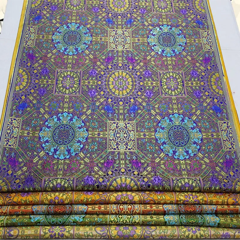 Китайский Чонсам монгольский халат буддийский материал декоративные Diy подушка ткань для подушек шелк, сатин, жаккард парча Yunjin ткань