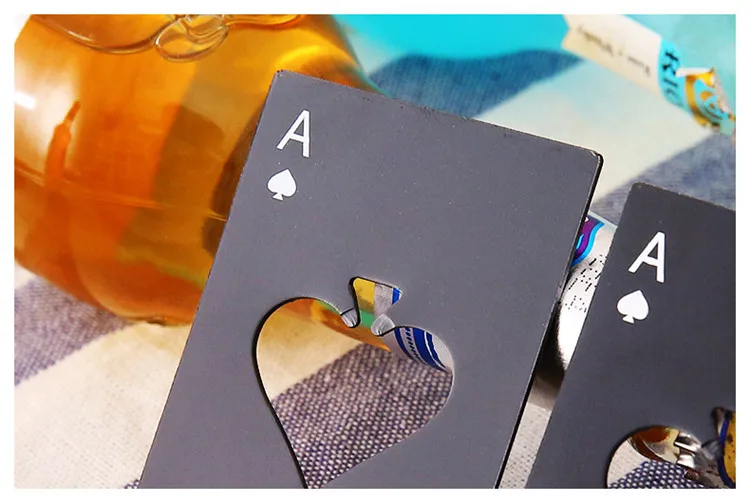 Кухонный Ace Spade Ace из нержавеющей стали, открывалка для бутылок пива, захват, кухонная Крышка для вина, Скручивающиеся гаджеты и инструменты, кухонный гаджет