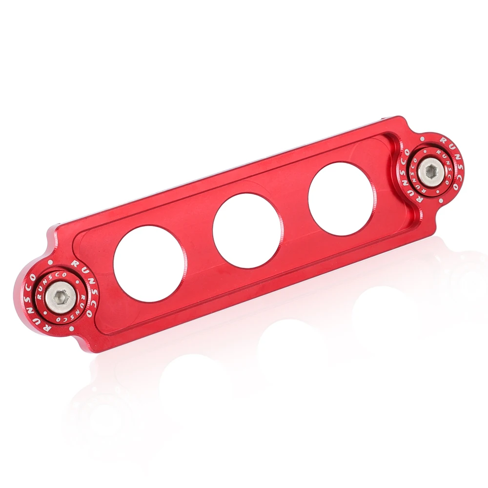 Battery Tie Down Bracket for Honda Civic/CRX 88-00 Anodized Stainless Tray Hooks battery tie down bracket
