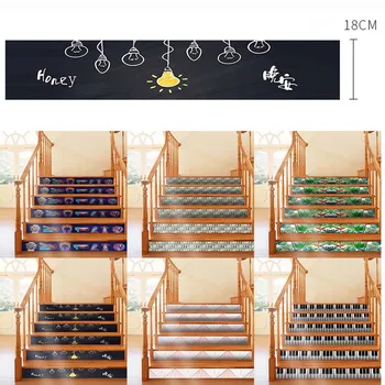 

DIY Stairs Stickers Wall Sticker Trap Stickers stickers escalier contremarche 3D Simulation Stair Sticker Waterproof Z4