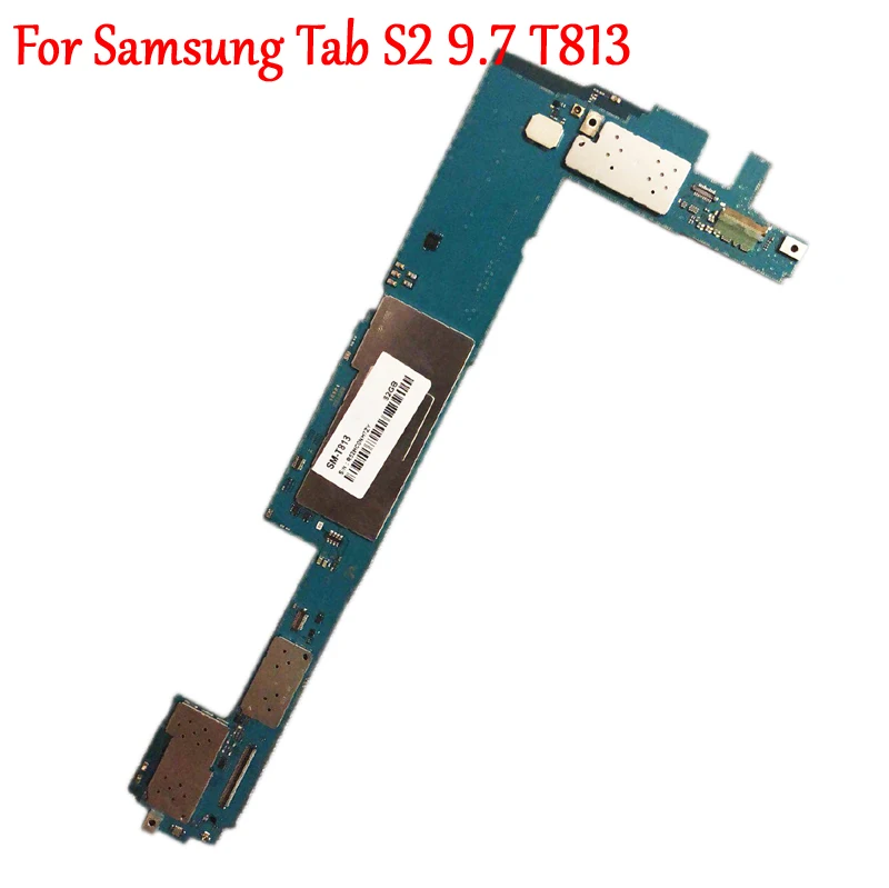 

Tested Full Work Unlock Motherboard For Samsung GALAXY Tab S2 9.7 T813 Logic Circuit Electronic Panel Global Firmware