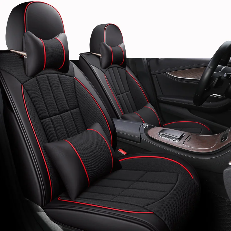

Leather&Flax auto car seat covers 5 seats For SUBARU XV Forester Outback Tribeca Dedicated Car Wraparound universal seat protect