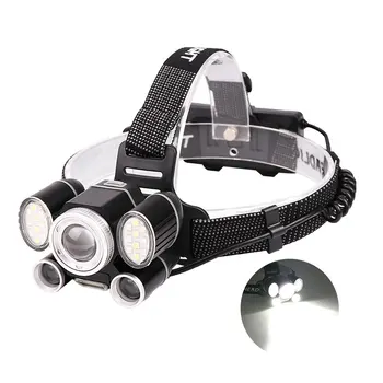 

XANES 2055 9-Modes 1200LM P50+2T6+COB 6LEDs Cycling Headlight Waterproof Outdoor Head Lamp For Camping Hunting Lantern Spotlight