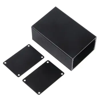 

Black 100x76x35mm Corrosion Resistant Aluminum Split Body Aluminum Box Enclosure Case Project Electronic DIY F1FC