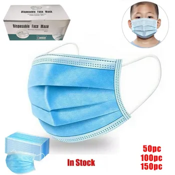 

Kids Children's Disposable Face Mask Protective Child 3-layer Filtration Mondmasker Mondkapjes Mascherine Mascarilla Masque