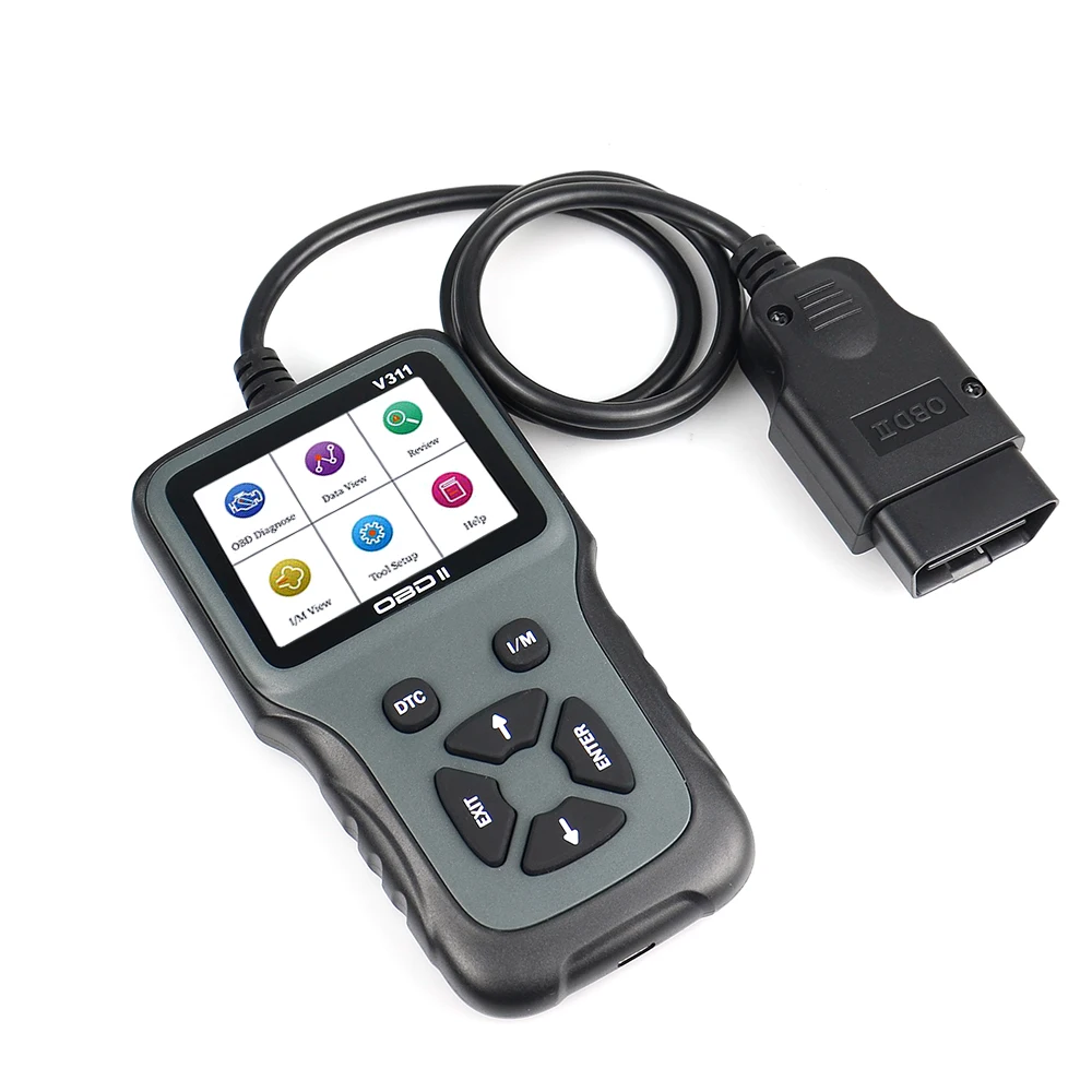 Сканер кодов неисправностей двигателя инструменты V311 OBD2 Универсальный Автомобильный диангостический сканер автомобильный детектор неисправностей