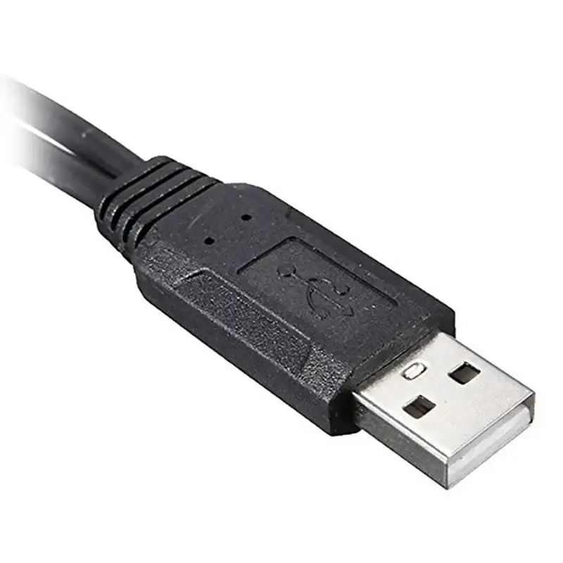 ALLOYSEED 30 см USB2.0 штекер-двойной USB Женский usb зарядный кабель питания удлинитель Высокое качество USB Y сплиттер plug and play