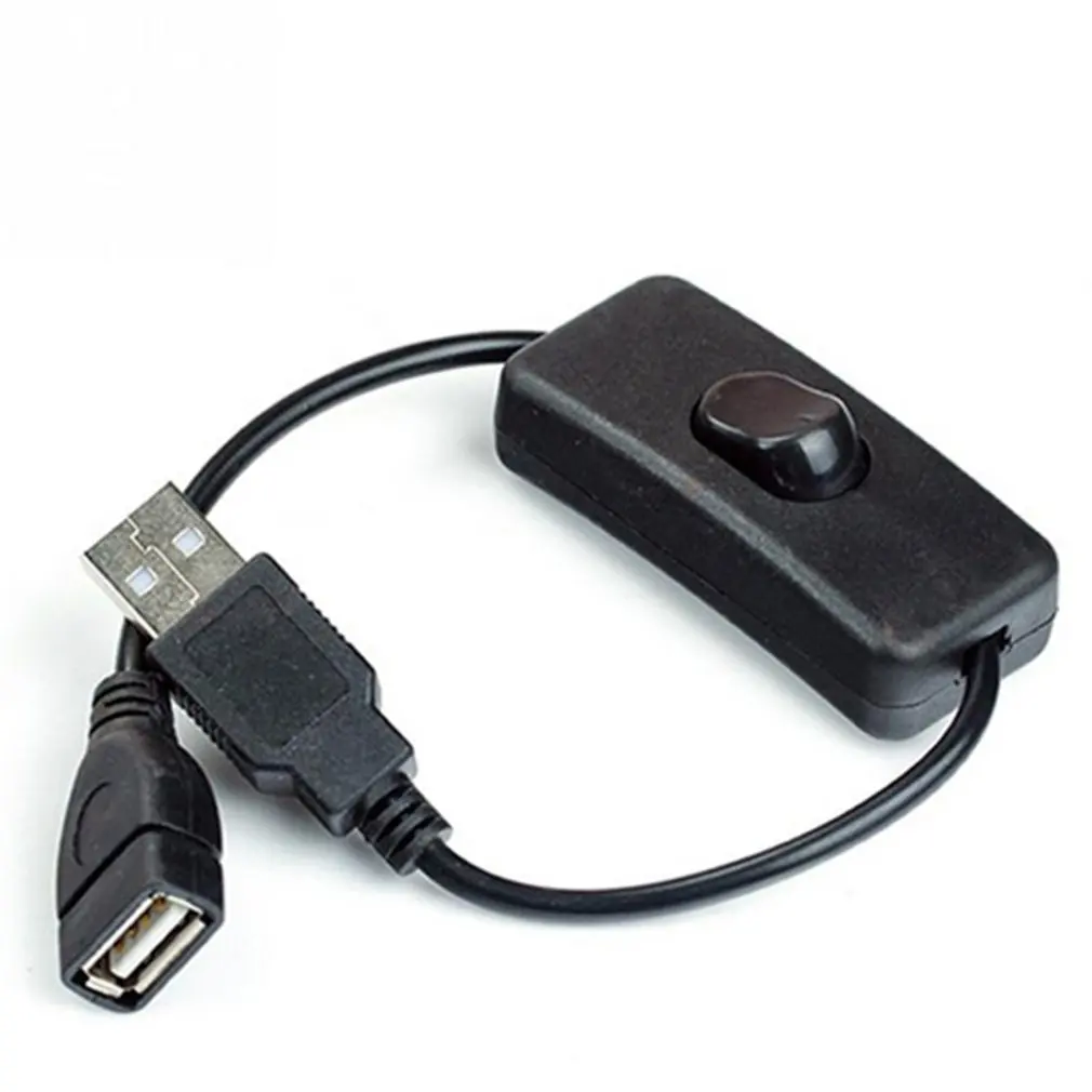 28 см черный USB кабель папа мама с переключателем вкл/выкл удлинитель для лампы