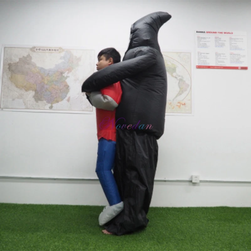 Призрак надувной террор набор для взрослых Забавный взрывной костюм праздничное нарядное платье вечерние платья темно смерти Лови меня ужас Хэллоуин