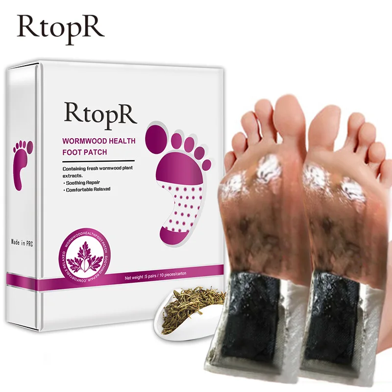 

10pcs Slimming Foot Patches Detox Foot Patch with Sticky Cloth Remove Toxin Foot Help Sleep Skin Care Pad