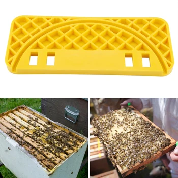 

Plastic Honey Bucket Frame Shelf Nest Spleen Beehive Scraper Cleaning Tool Apiculture Accessories for Farm Bee Colony Managing