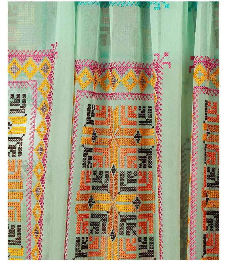 多色迪拜乔其_10