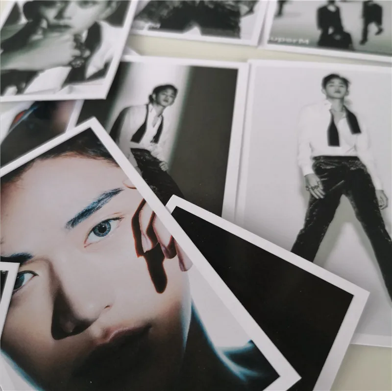 12pcs/Set Kpop Super M Jopping Preview Photo LOMO Card New Album Super M KAI LUCAS TAEMIN TAEYONG BAEKHYUN TEN MARK Photocard