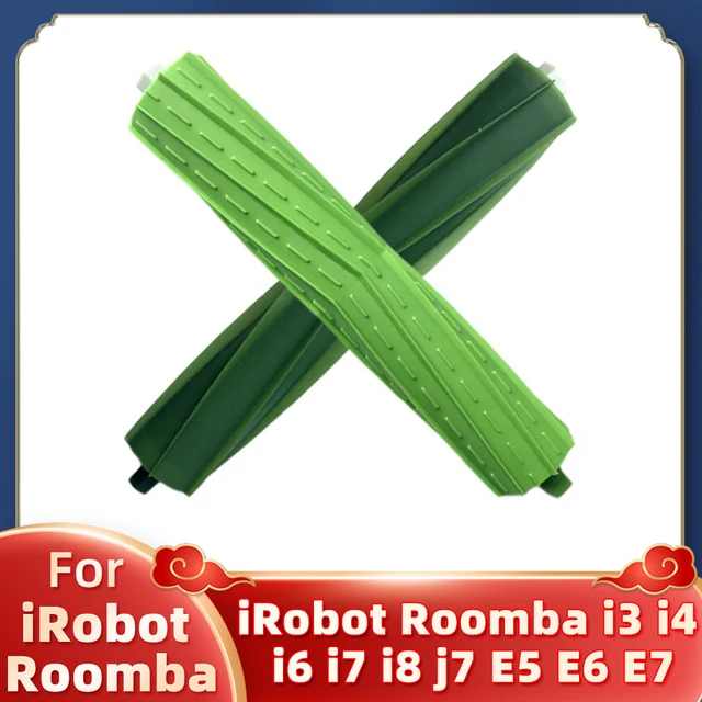 For iRobot Roomba i3 i4 i6 i7 i8 j7 E5 E6 E7 Robot Vacuum Cleaner Spare Parts Accessories Main Side Brush Hepa Filter Dust Bag 1 Pair M-Brush