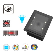 Scanner de códigos de barras usb com fio, leitor de código de barras embutido 2d qr PDF-417 de dados matrix usb