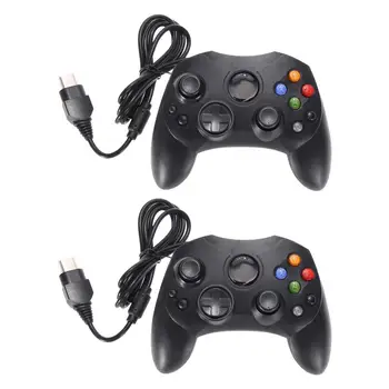 

2pcs Black Wired Controller Gamepads PC for Microsoft XBOX System Type 2 Trigger Mobile Game Pad Accessories Phone Suppliers