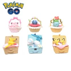 Pokémon durmiendo elfo Fat Ding Miao Frog Seed Anime joyería muñeca hecha a mano regalo de Navidad caja ciega al azar uno